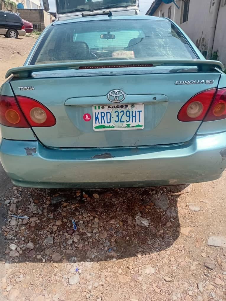 A picture of Corolla money needed