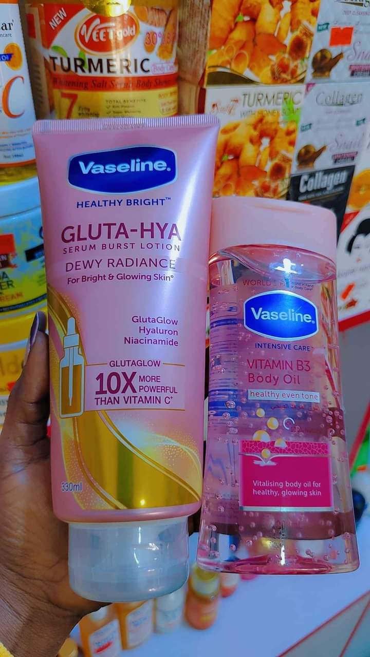 A picture of Vaseline skin Brightening combo