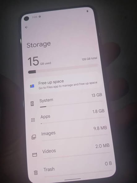 A picture of Google pixel 5