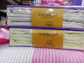 A picture of fitted bedsheets