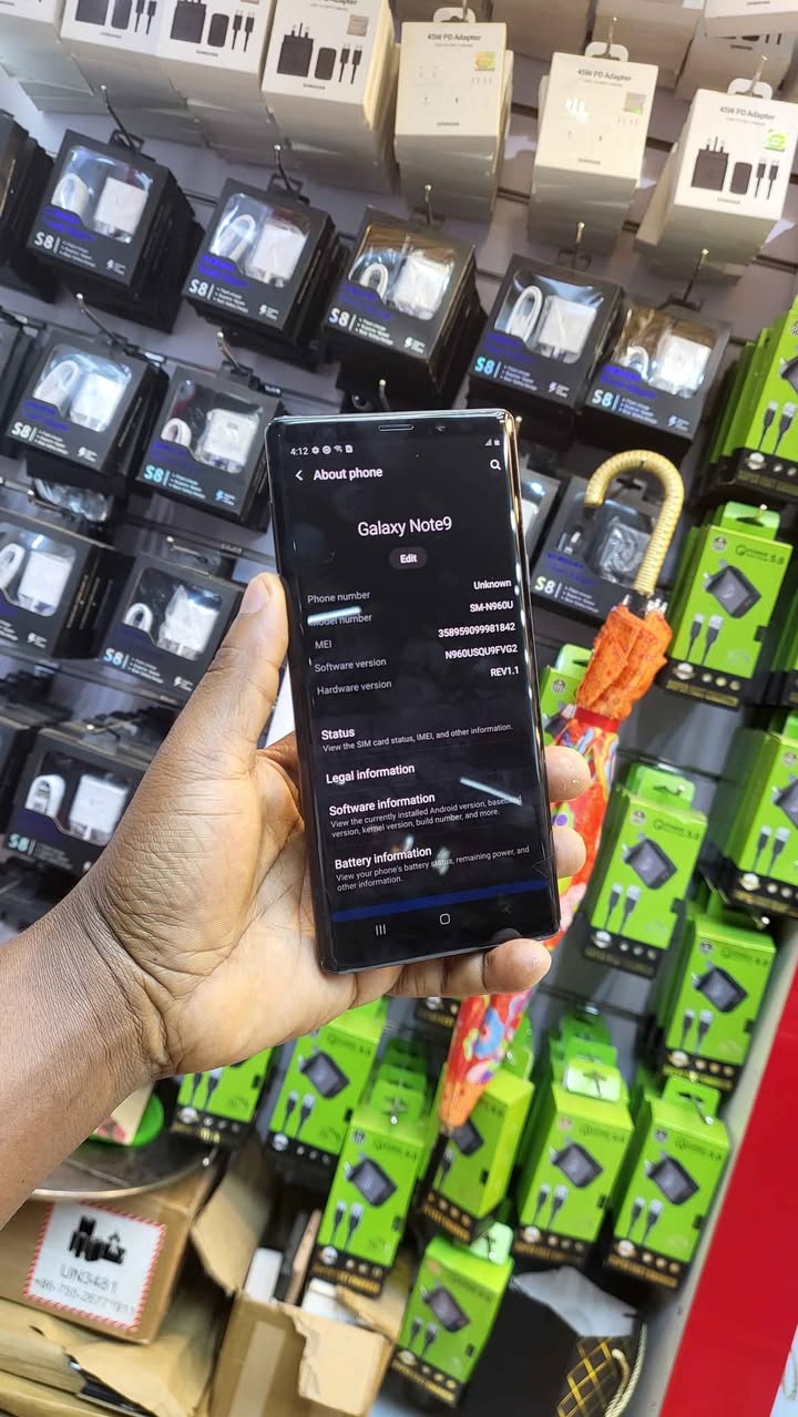 A picture of SAMSUNG NOTE9 128GB 256775679634 256708593136