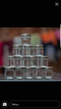 A picture of Mason jars glass jars scented candle jars