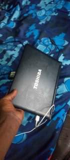 A picture of Toshiba mini laptop Ram 2gb hdd 300gb Processor core 2