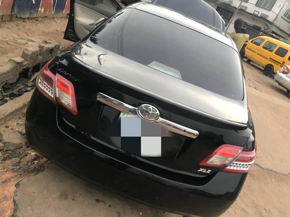A picture of Xmas bonus car A Toyota Camry 2008 It is as