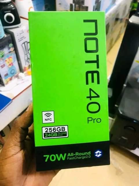 A picture of Infinix note 40 proo on sale