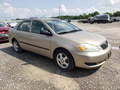 A picture of TOKUNBO Toyota corolla 2003 for sale Fabric interior Alloy wheels