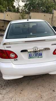 A picture of Belgium Standard Toyota Corolla S First Body 2004 with Panoramic