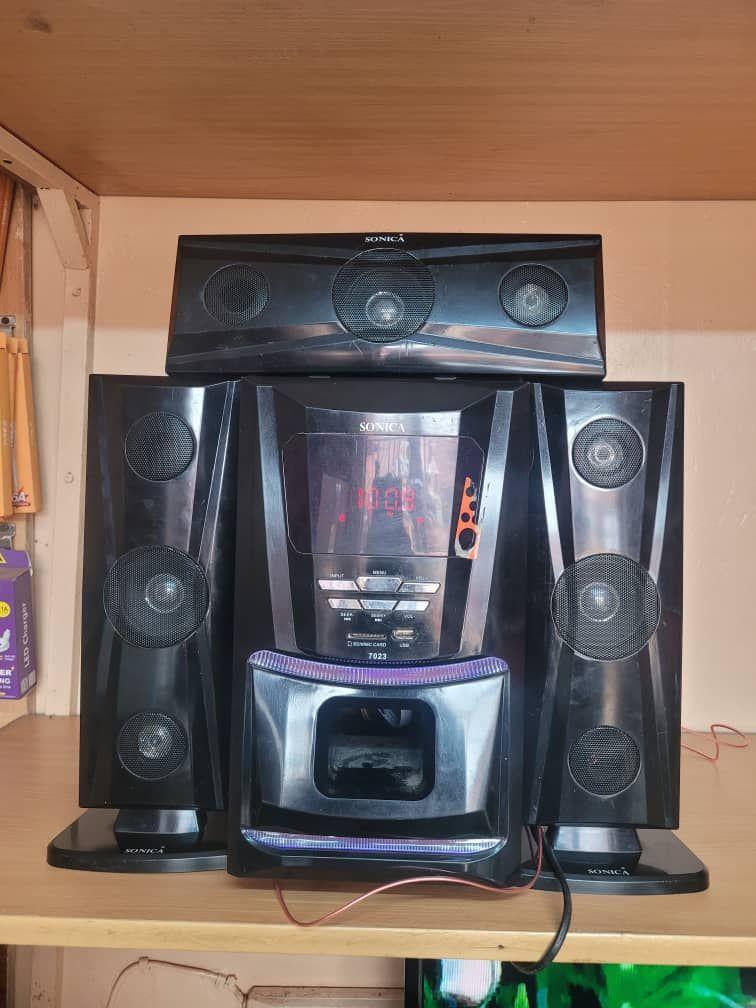 A picture of Sonica woofers on sale