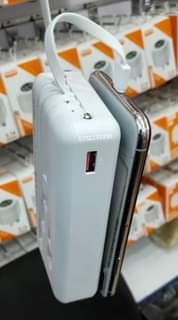 A picture of 4 Pin 20000mAh Power Bank fast charging