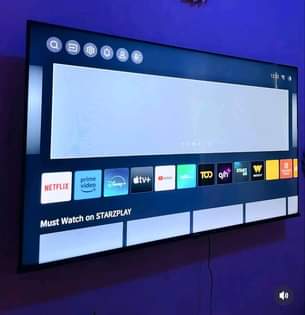 A picture of 58 inches Smart tv