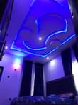 A picture of Pop ceiling window blind wall screeding 3d wallpanel TV console