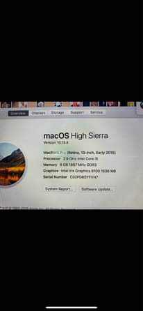 A picture of MACBOOK PRO RETINA 13