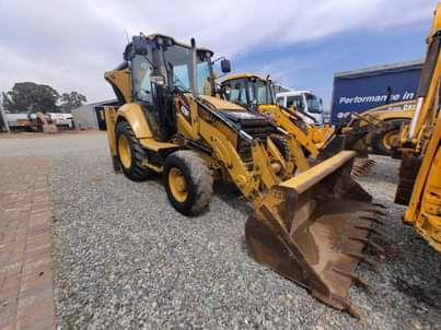 A picture of 2018 Caterpillar 428f2 model for sale used still in perfect