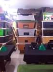 A picture of proof stone pool tables