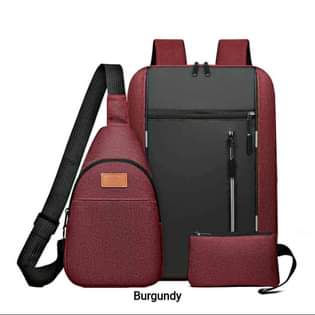 A picture of 3 in 1 laptop and school backpack bag