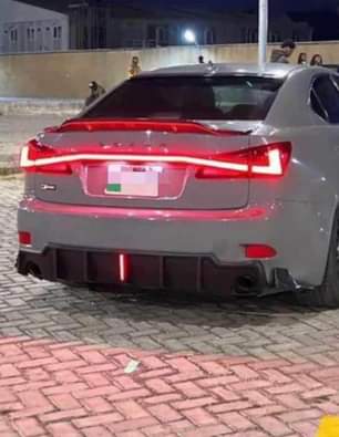 A picture of Lexus IS250 bumper spoiler with light
