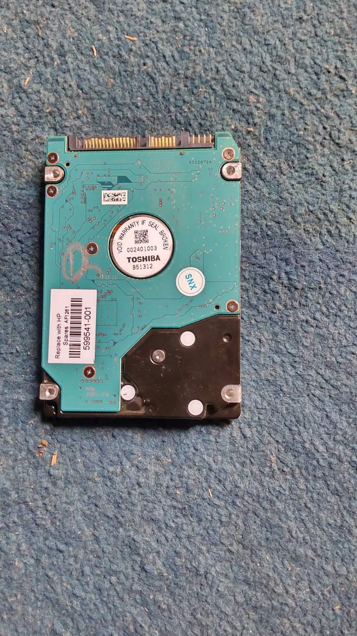 A picture of Toshiba HDD 250GB