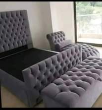 A picture of Serious customer for headboard drawers beds and more if you