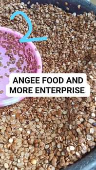 A picture of Processing our iru locust beans or dawadawa from different stages