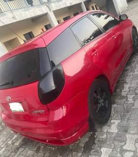 A picture of Clean 2 Years Used But Not Registered Red Toyota Matrix
