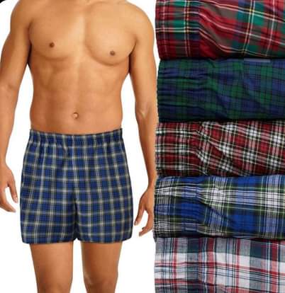 A picture of Timberland checked boxer
