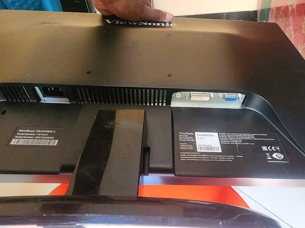 A picture of VIEW SONIC COMPUTER MONITOR