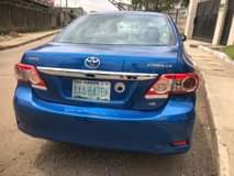 A picture of 100 TOKUNBO STANDARD TOYOTA COROLLA 2013 SUPER CLEAN RIDE GTB