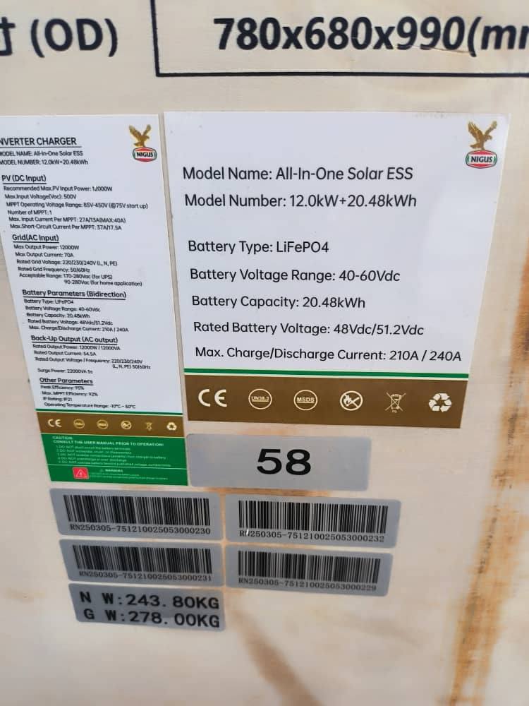 A picture of Inverter all in one