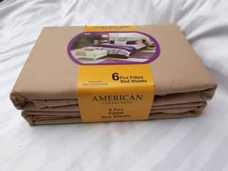 A picture of American fitted bedsheets