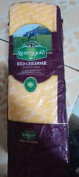 A picture of Red and white cheedar available