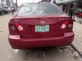 A picture of Super Clean 2004 Model Toyota Corolla Clean in and out