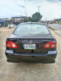 A picture of URGENT SALE Clean Reg 07 Toyota Corolla fabrics seats Engine