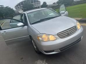 A picture of Toyota Corolla 2004 2 years used by an elderly woman