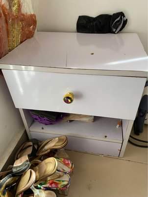 A picture of Relocation Sales Bed Frame 6by6 Walldrobe Wooden Table 6by6 BED