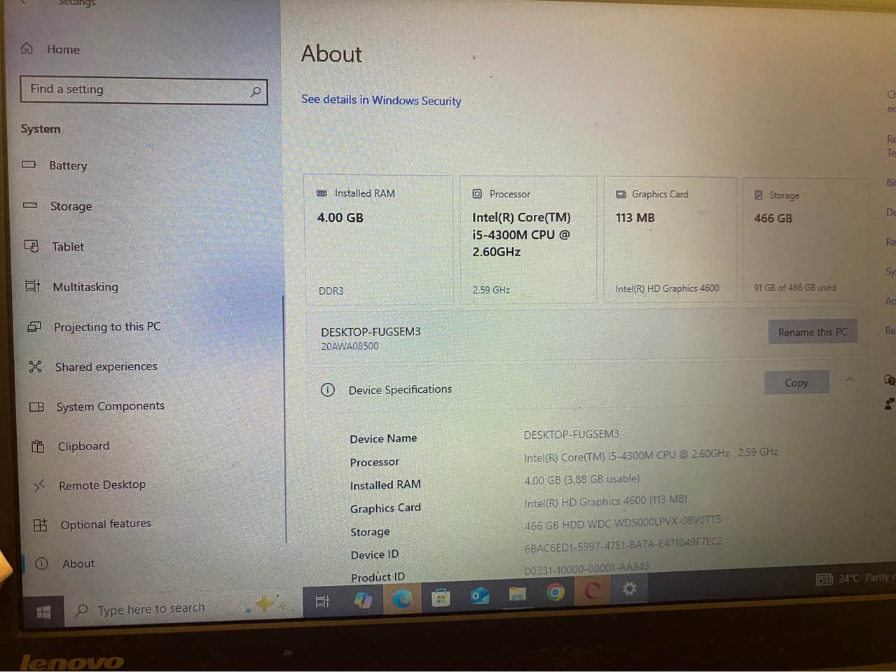 lenovo laptop