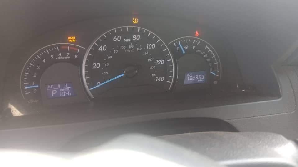 A picture of Toyota Camry le just arrived Tokunbo