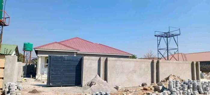 newly built houses