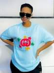 A picture of T SHIRTS COTTON Nicheki WhatsApp 0623699727 napia tunafanya delivery popote