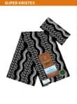 A picture of Quality lace Ankara fabrics materials For more information contact me