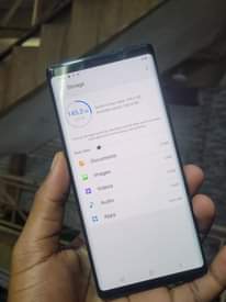 A picture of Samsung galaxy Note 9