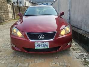 A picture of Belgium grade First flash 2007 model LEXUS IS250 Super sharp