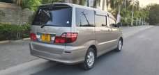 A picture of TOYOTA ALPHARD BAMPA NDOGO KALII SANAA MWAKA 2006 GOLD 0622303074