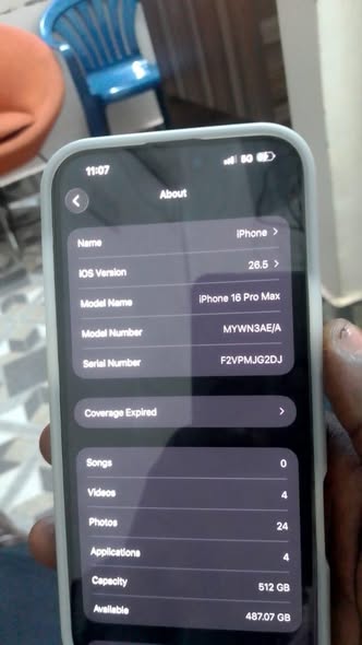 A picture of iPhone 16 pro max on sale 512 GB