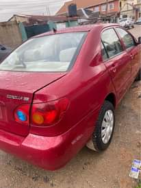 A picture of Sharp as SeenToyotaCorolla 04 winning door advantage with untampared engine