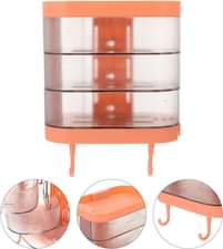 A picture of FOMIYES Wall Mounted Bar Soap Holder with Hook Soap Box