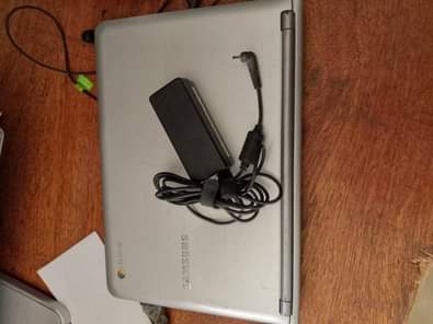 A picture of Samsung google chrome mini laptop for sale with it s