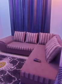 A picture of L shape sofa