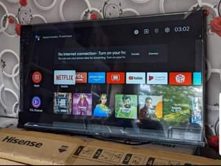 A picture of TCL SMART TV INCH 43 REMOTE IPO BOX NETFLIX YOUTUBE.