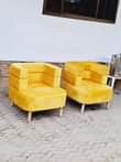 A picture of ITALIAN ARM CHAIR ZINAPATIKANA TUPO UBUNGO KILA KIMOJA 115 000