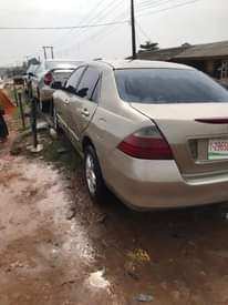 A picture of JUST IN Super Clean Nigerian Used Honda Accord Baked Fabric
